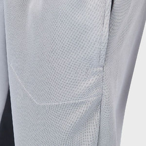 Pantalon de survêtement gris pour homme, taille élastique, bande latérale, tricoté, respirant, décontracté, pour l'automne - Product Image 5