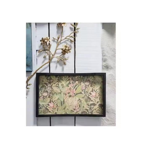 Plateau en bois émaillé sur le thème nautique, un plateau en bois d'inspiration côtière avec un charmant motif nautique - Product Image 6