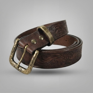 Best Wholesale Casual Box <b>Frame</b> Steel Buckle Cow Hide Leather OEM Fashion Custom Logo Adjustable Length Eco-Friendly Stylish - Product Image 2