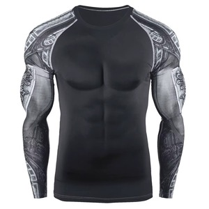 2026 New Blank Rash Guard Your Logo Custom Design Made Logo Sportswear Polyester/Nylon Sleeveless Breathable <b>Compression</b> <b>Shirt</b> - Product Image 1