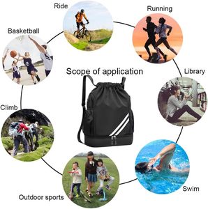 Bolsa Deportiva de Lona para Gimnasio, Directo de Fábrica, 30-40L, Logotipo Personalizado, Suministro al Por Mayor - Product Image 6
