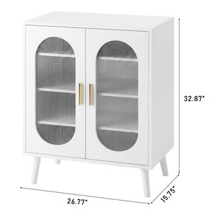 Scarpiera a Due Ante con Striscia LED USB, 24 Pulsanti Regolabili, Quattro Strati Interni in Policarbonato Realizzati in Materiale PP - Product Image 6
