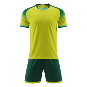 Ensemble maillot et short de football personnalisés de haute qualité, imprimés, 100 % polyester, séchage rapide, respirant, service OEM, prix de gros - Product Image 6