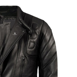 Men's <b>Vintage</b> Biker Leather <b>Jacket</b> Genuine Leather Classic <b>Motorcycle</b> Winter Casual Outerwear OEM 2026 - Product Image 4
