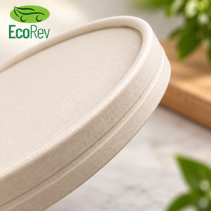 EcoRev Couvercles à visser réutilisables en plastique anti-déversement à ouverture facile pour gobelets à boissons, couleurs blanc, noir, beige, crème, avec design de ventilation vapeur - Product Image 2