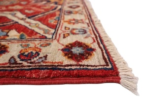 Alfombra de Lana Roja con Medallón de Alta Calidad, Tejida a Mano, Estilo Bohemio Tradicional, Alfombra Tribal Oriental Vintage para Decoración del Hogar - Product Image 2