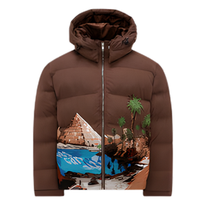 Blousons matelassés streetwear pour enfants, broderie 3D personnalisée, isolés pour l'hiver, motifs graphiques épais, blousons premium à effet bulle - Product Image 1