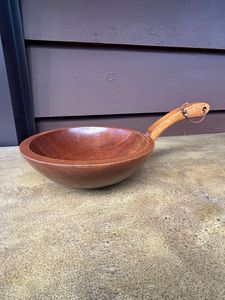 Handmade Wooden Fruit Basket With Handle Retro Design For Fruit And Snacks Gifting - Product Image 6