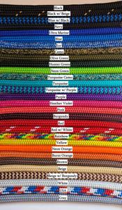 Cuerda de sujeción de color personalizado y cuerda de guía a juego, equipo de equitación estilo western para ranchos, directo de fábrica, principal proveedor indio - Product Image 4