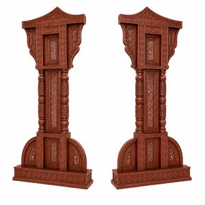 Balançoire Jhula en bois sur mesure pour espace de dessin, sculptée à la main en teck massif, balançoire d'intérieur 3 places, fabricant de Jhula en teck - Product Image 3