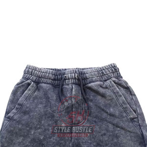 Pantalones Cortos Deportivos de Verano con Lavado Ácido, Transpirables, para Fitness, Estilo Urbano, en Oferta - Product Image 3