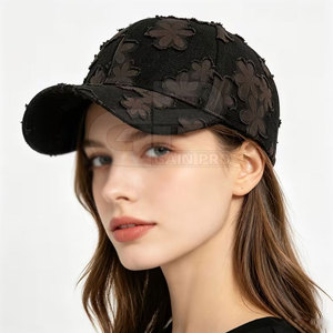 <b>Women</b> Embroidered Lace Baseball <b>Hat</b> Fashionable Lightweight Headwear With Adjustable Fit For <b>Summer</b> Outdoor Activities - Product Image 2