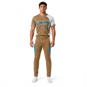 Ensemble d'uniformes de baseball personnalisés pour hommes – Maillot et pantalon sublimés avec nom d'équipe 23 – Coupe athlétique anti-humidité toutes saisons - Product Image 1