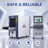 Mesin Pemindai Bagasi Dual Energy 6550 X-Ray, Peralatan Pemeriksaan Keamanan, Mesin Pemindai Barang Bawaan dengan Sinar-X