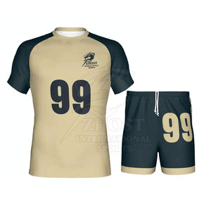 Mejor conjunto de camiseta y pantalones cortos de voleibol hechos de material duradero con cintura elástica y ajuste cómodo para juego competitivo. - Product Image 2