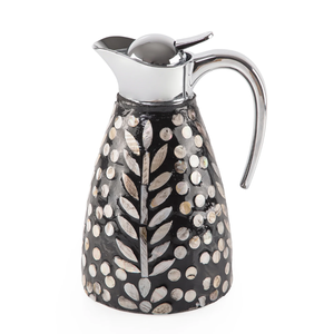 Superbe Pichet Isotherme Artisanal en Nacre Motif à Pois Bleu Clair pour l'Aïd – Vente en Gros - Product Image 4