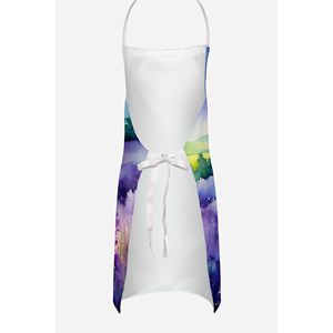 New Hampshire Multicolor Large Adult Unisex <b>Apron</b> Purple Lilac Watercolor Design for Cooking Baking <b>Gardening</b>-Kitchen Server - Product Image 4