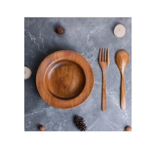 Tazón de Madera Multiusos para Servir Ensaladas, Pan, Frutas, Bocadillos y para Realzar los Mesas Modernas - Product Image 6