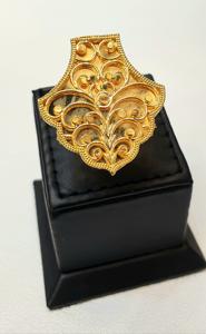 Nuevo y Elegante Juego de Collar con Colgante de Estilo Clásico Chapado en Oro de 24 Quilates para Mujer, Joyería Fina para Regalo de Compromiso, Bodas y Fiestas - Product Image 3