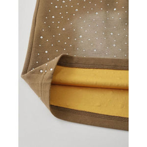 Shorts décontractés marron pour hommes avec strass, doux, respirants, à cordon de serrage, style streetwear d'été 2026 - Product Image 4