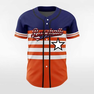 Camiseta de Béisbol Sublimada Transpirable Profesional para Jóvenes, Logotipo del Equipo Personalizado, Ropa Deportiva con Estampado Completo para Escuelas - Product Image 2
