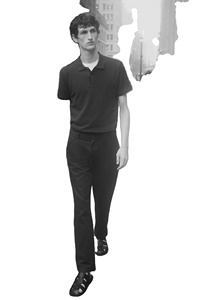 ODM และ OEM เสื้อยืดกอล์ฟคอลเลกชับแขนครึ่งสำหรับผู้ชายผ้าคอตตอนระบายอากาศได้ดีมีแบรนด์ตามสั่ง100% - Product Image 3