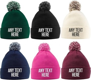 Gorro de esquí de invierno acrílico 100% estilo Jacquard Unisex personalizado de alta calidad, gorros de punto de camuflaje de varios colores - Product Image 6