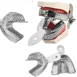 Bandeja Dental Profesional de Acero Inoxidable para Impresiones de Yeso Ortodóntico, Restauración Dental e Implantes, con Certificación CE - Product Image 4