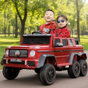 Auto Elettrica Giocattolo a 6 Ruote Unisex per Bambini dai <span class=keywords><strong>3</strong></span> ai 6 Anni con Doppio Sedile e Batteria da 12V 4.5Ah - Product Image 4