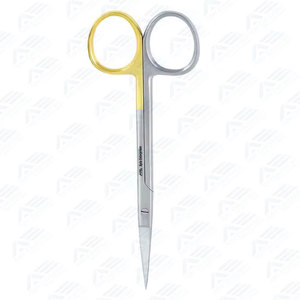 Tijeras Quirúrgicas Dentales de Carburo de Tungsteno para Cirugía Oral, 16 cm / 6.5 pulgadas, Curvas y Rectas, con Punta TC - Product Image 2