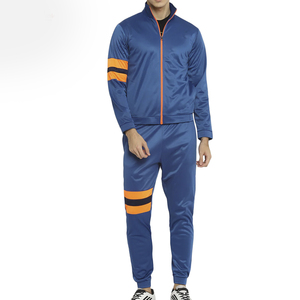 Conjunto deportivo de 2 piezas para hombre, de alta calidad, con logotipo personalizado, sudadera con capucha y pantalones deportivos con cremallera. - Product Image 3