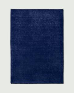 Tapis de luxe fait main en laine bleue, tissé à la main, design moderne pour salon, chambre et maison - Product Image 1