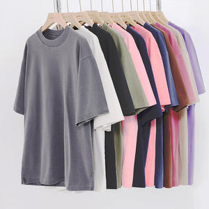 เสื้อยืดโอเวอร์ไซส์ลายกราฟิกสตรีทแวร์ พิมพ์ลาย DTG แบบ OEM วินเทจ ผ้าฝ้าย 100% เสื้อยืดทรงหลวม เสื้อยืดเปล่าเรียบๆ สำหรับผู้ชาย รับสั่งทำ - Product Image 4