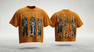 Fabricante de Ropa Personalizada de Moda Urbana, 100% Algodón, Cómoda, Moderna, Elegante, Impresión Digital, Transpirable, Estilo Hip Hop - Product Image 4