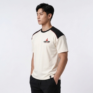 เสื้อยืดผู้ชายพรีเมียมสำหรับใส่ทุกวัน แขนสั้น เนื้อผ้านุ่ม สวมใส่สบาย ทรงทันสมัย เหมาะสำหรับใส่ลำลอง - Product Image 4
