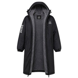 Parka de Natación Unisex, Impermeable, con Forro Polar Grueso y Capucha, para Nadadores, Buceadores, Surfistas y Actividades al Aire Libre en la Playa - Product Image 2