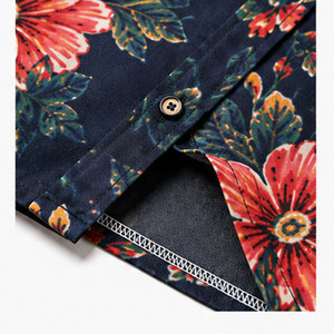 Camisa gráfica de lujo premium para hombre con estampado de alta definición y material transpirable, corte regular, camisa para hombre - Product Image 5