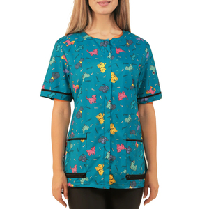 เสื้อคลุมสำหรับกรูมมิ่งสัตว์เลี้ยง คุณภาพสูง ผ้าป้องกันไฟฟ้าสถิต ขายส่งจำนวนมาก รับทำโลโก้ ODM สีสันโดดเด่น - Product Image 1
