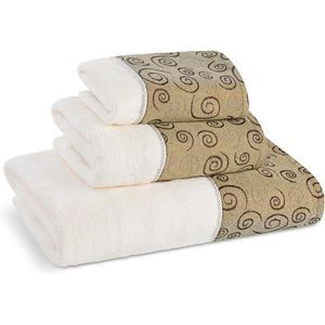 Modern Decor 3-Piece <b>Bath</b> <b>Towel</b> <b>Set</b> Unique Multi-Color Design - Product Image 1