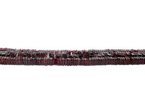 Natural Garnet Heishi Square 4 - 5 mm Approx / Square <b>beads</b> / <b>Red</b> Garnet <b>Beads</b> / <b>Red</b> Gemstone <b>Beads</b> / Garnet Choki - Product Image 5