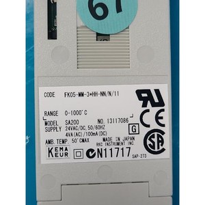 Controlador de Procesos Digital RKC FK05-MM-3*HH-NN/N/11 Usado Como Está, Piezas de Equipos Semiconductores Legados - Product Image 6
