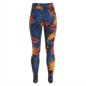 Leggings personalizados transpirables de cintura alta y largo completo, 100% poliéster, de secado rápido, tejido elástico, estilo casual, para todas las estaciones. - Product Image 3