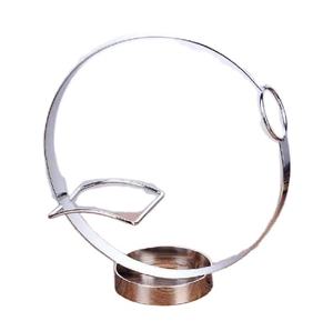 Silver metal red wine <b>bottle</b> rack holder custom for kitchen home decoration dining table champagne wine display rack holder bar - Product Image 1