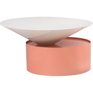 Industrial Style Metal Coffee <b>Table</b> with Marble Top Modern Home Decor Furniture Manufacturer - Product Image 2
