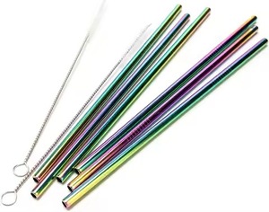 Durable Reusable Metal <b>Straws</b> Stainless Steel Drinkware <b>for</b> Hotels and Catering Companies - Product Image 4