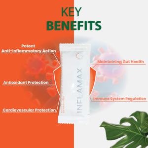 Inflamax Premium Sachets pour Adultes Soutien Cardiovasculaire Immunitaire Contenant Baobab Goji Berry Argousier Suppléments à Base de Plantes - Product Image 4