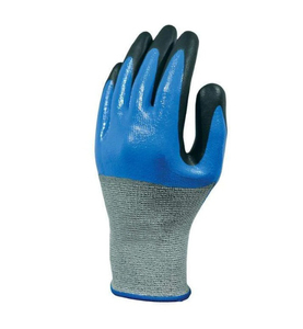Gants automobiles haute performance anti-coupure niveau F, 13 jauges, gris moucheté, paume enduite de nitrile sablé, résistants aux perforations - Product Image 2