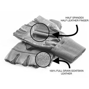 Gants de musculation gris demi-doigts pour l'entraînement, le fitness, la musculation et le powerlifting - Product Image 6