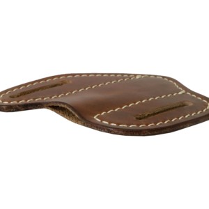 Funda de Cuero Hecha a Mano de Grado Industrial OEM/ODM para Cuchillos de Hoja Fija de 4-5 Pulgadas con Punta Caída - Product Image 5