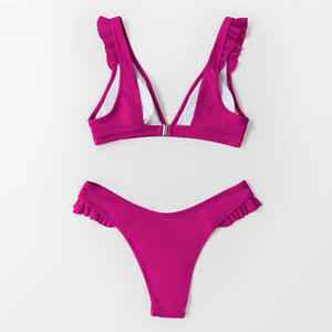 Conjunto de Bikini Sexy con Tiras, Moda 2026, Corte Alto, Push-Up, Dos Piezas, Traje de Baño Brasileño para Mujer, Ropa de Playa de Verano - Product Image 3